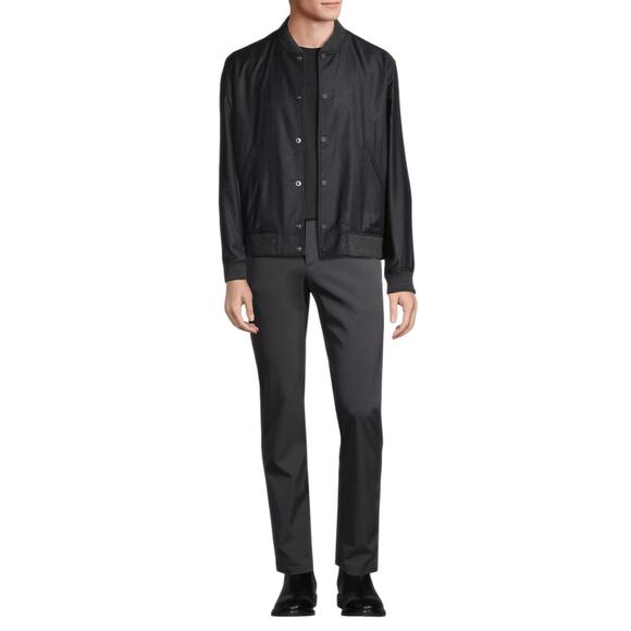 THEORY Wool Varsity Bomber Jacket S - Picture 2 of 12